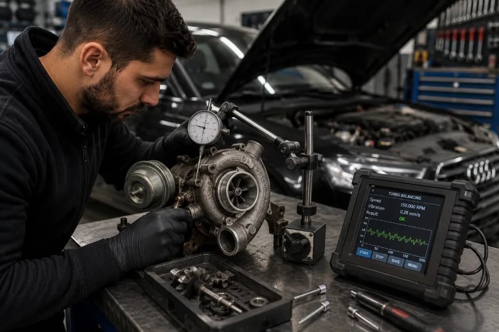 Turbosuflantă — diagnoză și reparație
